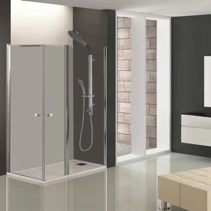 Flügeltür Sanoflex 6 Mm Chrom 130 Cm X 195 Cm 5 Flügeltür Sanoflex 6 Mm Chrom 130 Cm X 195 Cm – Bild 3