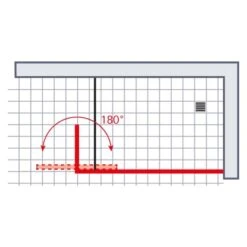 Schulte Walk-In Dusche Toura 80 X 200 Cm Mit Beweglichem Element 40 Cm -Dusche Geschäft 060991060762 2053 060762 6