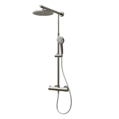 Schulte ExpressPlus Duschsystem Rain Classic Mit Thermostat Kopfbrause Rund 3 Schulte ExpressPlus Duschsystem Rain Classic Mit Thermostat Kopfbrause Rund