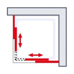 Schulte ExpressPlus Eckeinstieg Variabel Sunny 80-90 X 80-90 X 180 Cm 4-teilig 10 Schulte ExpressPlus Eckeinstieg Variabel Sunny 80-90 X 80-90 X 180 Cm 4-teilig -Dusche Geschäft 060991064708 2053 064708 6