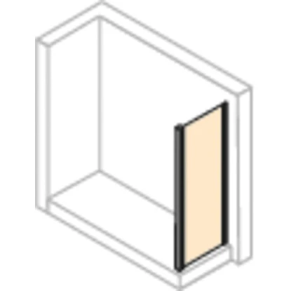 Hüppe Seitenwand EasyEntry Für Gleittür BxH: 70 Cm X 200 Cm Silber Hochglanz 5 Hüppe Seitenwand EasyEntry Für Gleittür BxH: 70 Cm X 200 Cm Silber Hochglanz – Bild 3