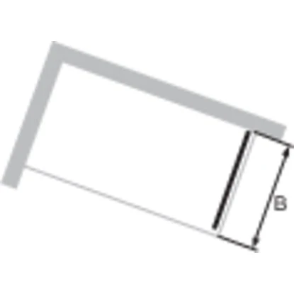 Hüppe Seitenwand EasyEntry Für Gleittür BxH: 70 Cm X 200 Cm Silber Hochglanz 6 Hüppe Seitenwand EasyEntry Für Gleittür BxH: 70 Cm X 200 Cm Silber Hochglanz – Bild 4