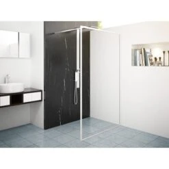 Baliv Duschabtrennung Walk-In DUK-120.80 120 Cm X 195 Cm Chrom -Dusche Geschäft 111000 AB02 190221 L RET01