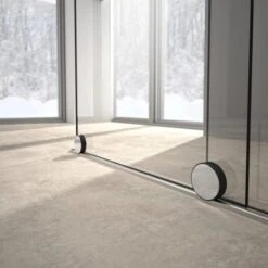 Hüppe Xtensa Pure Walk In Gleittür 1-teilig Rechtsbefestigung 160-180cm X 200cm -Dusche Geschäft 159157 XtensaRollenaussen