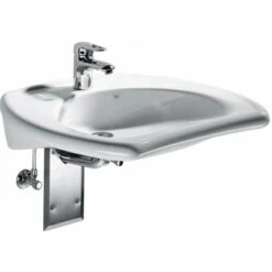 Geberit Waschbecken Vitalis Barrierefrei 65 Cm Mit Überlauf -Dusche Geschäft 16976 4123 8452369 print 1