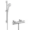 Hansgrohe Thermostat-Set Crometta 100 Vario Mit 4 Strahlarten Weiß-Chrom -Dusche Geschäft 174187 2744 1