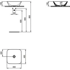 Ideal Standard Schale Connect Air 40x40 Cm Ohne Hahnloch Ohne Überlauf Weiß 19 Ideal Standard Schale Connect Air 40x40 Cm Ohne Hahnloch Ohne Überlauf Weiß -Dusche Geschäft 188538 3049 9