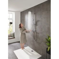 Hansgrohe Showerpipe Croma 160 1jet Mit Thermostat Chrom 24 Hansgrohe Showerpipe Croma 160 1jet Mit Thermostat Chrom -Dusche Geschäft 1 Modell 1200 27135000 tif