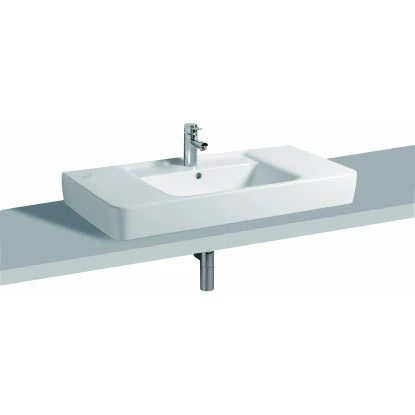 Geberit Aufsatzwaschbecken Renova Plan 100 Cm KeraTect 4 Geberit Aufsatzwaschbecken Renova Plan 100 Cm KeraTect – Bild 2