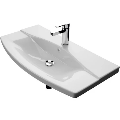 Pelipal Waschbecken Keramik 84 Cm Quantum Kompakt Serie 4010 Weiß 3 Pelipal Waschbecken Keramik 84 Cm Quantum Kompakt Serie 4010 Weiß