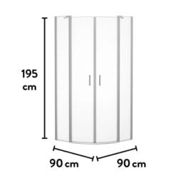 Baliv Duschkabine DUK-90.50R 90 Cm X 90 Cm Chrom 19 Baliv Duschkabine DUK-90.50R 90 Cm X 90 Cm Chrom -Dusche Geschäft 250312107805 VM01 190221 L