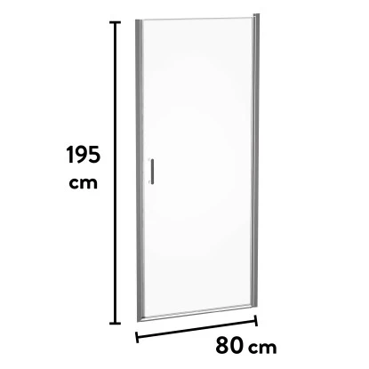 Baliv Dusch-Schwingtür DUK-80.60T 80 Cm X 195 Cm Chrom 13 Baliv Dusch-Schwingtür DUK-80.60T 80 Cm X 195 Cm Chrom – Bild 11