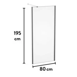 Baliv Seitenwand Für Duschkabine DUK-80.60W 80 Cm X 195 Cm Chrom 23 Baliv Seitenwand Für Duschkabine DUK-80.60W 80 Cm X 195 Cm Chrom -Dusche Geschäft 250312111062 VM01 190221 L
