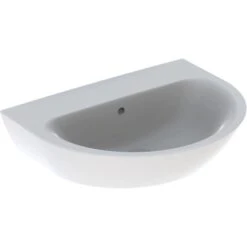 Geberit Waschtisch Renova 65 Cm Ohne Hahnloch Mit Überlauf Weiß KeraTect