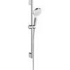 Hansgrohe Brauseset Vario Crometta EcoSmart Mit Brausestange 65 Cm Weiß/Chrom -Dusche Geschäft 26534400 hpa01760 TIF 154