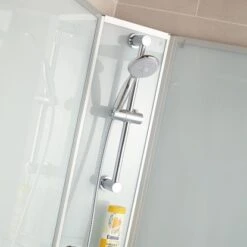 Schulte Komplettduschkabine Korfu II Mit Boiler Pumpe Alu-Natur Hellgrün -Dusche Geschäft 32020 2053 4060991009983 8