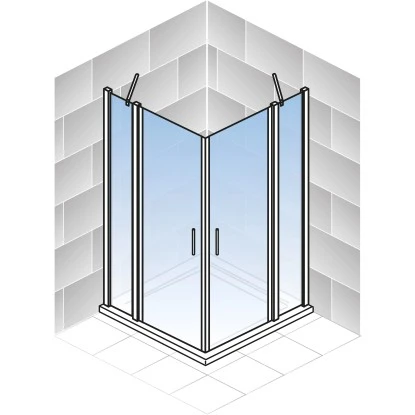 Schulte ExpressPlus Eckeinstieg 4-tlg. AlexaStyle2.0 Alunatur 80x80x192cm 6 Schulte ExpressPlus Eckeinstieg 4-tlg. AlexaStyle2.0 Alunatur 80x80x192cm – Bild 4