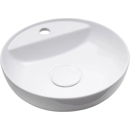 Fackelmann Aufsatzbecken Keramik Rund Ø 42 Cm 3 Fackelmann Aufsatzbecken Keramik Rund Ø 42 Cm