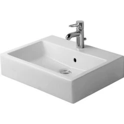 Duravit Aufsatzwaschbecken Vero 50 Cm Weiß Geschliffen 1 Hahnloch
