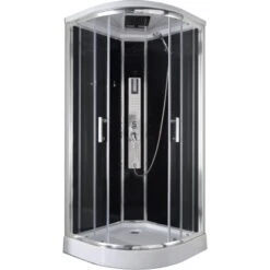 Sanotechnik Komplettduschkabine Trend 1 Chrom-Optik 210 Cm X 90 Cm -Dusche Geschäft 3 komplettdusche trend 1 2