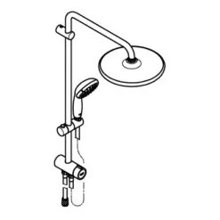 Grohe QuickFix Duschsystem Vitalio Start 250 Flex Mit Umstellung 18 Grohe QuickFix Duschsystem Vitalio Start 250 Flex Mit Umstellung -Dusche Geschäft 4005176782176 4520 AI 01