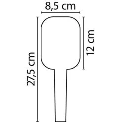AquaSu Eckige Handbrause Tela Mit 3 Strahlarten Chrom 8 AquaSu Eckige Handbrause Tela Mit 3 Strahlarten Chrom -Dusche Geschäft 4006596721660 721660 47