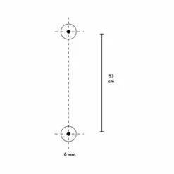 Baliv Brausestange DST-50.01, 58 Cm Verchromt 9 Baliv Brausestange DST-50.01, 58 Cm Verchromt -Dusche Geschäft 4007873312373 WEB01 260521