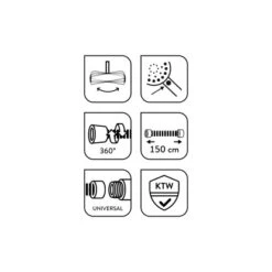 Baliv Überkopfbrause-Set KBS-14.120 Verchromt 22 Baliv Überkopfbrause-Set KBS-14.120 Verchromt -Dusche Geschäft 4007873340123 110