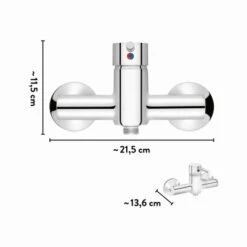 Baliv Duscharmatur DU-5150 Chrom 13 Baliv Duscharmatur DU-5150 Chrom -Dusche Geschäft 4007873903700 VM01 260521