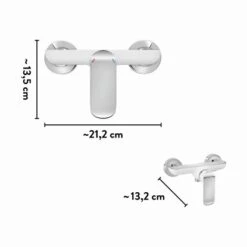 Baliv Duscharmatur DU-5070 Weiß-Chrom -Dusche Geschäft 4007874111760 VM01 260521