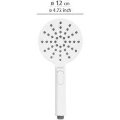 Wenko Duschkopf Design Kunststoff (ABS) 12 X 12 Cm Weiß -Dusche Geschäft 4008838254141 1068 VM 01