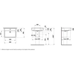 Laufen Waschtisch Pro A 60 Cm Weiß 9 Laufen Waschtisch Pro A 60 Cm Weiß -Dusche Geschäft 4014804400436 1709 VM 04