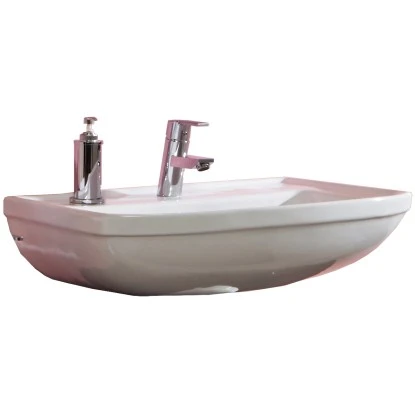 Fackelmann Waschbecken 60 Cm Montreal Weiß 3 Fackelmann Waschbecken 60 Cm Montreal Weiß