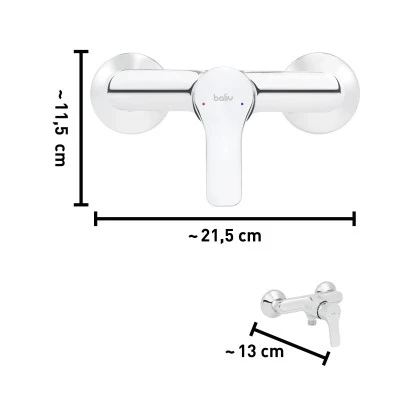 Baliv Duscharmatur DU-5750 Chrom 6 Baliv Duscharmatur DU-5750 Chrom – Bild 4