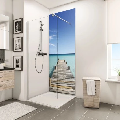 Schulte DecoDesign Duschrückwand Foto Steg Malediven 210 X 90 Cm 3 Schulte DecoDesign Duschrückwand Foto Steg Malediven 210 X 90 Cm