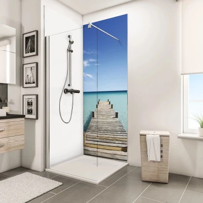 Schulte DecoDesign Duschrückwand Foto Steg Malediven 210 X 90 Cm 5 Schulte DecoDesign Duschrückwand Foto Steg Malediven 210 X 90 Cm – Bild 3