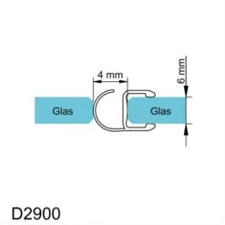 Schulte Dichtprofil Vertikal Für Serie MasterClass Und Garant 5 Schulte Dichtprofil Vertikal Für Serie MasterClass Und Garant -Dusche Geschäft 4060991014864 2053 6