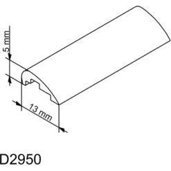 Schulte Wasserleiste Gerade Inkl. Endkappen MasterClass, Garant Und Sunny -Dusche Geschäft 4060991015212 2053 6