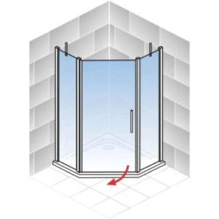 Schulte Fünfeckdusche Alexa Style 2.0 Alu-Natur Klar Glas Hell 192 Cm X 90 Cm 10 Schulte Fünfeckdusche Alexa Style 2.0 Alu-Natur Klar Glas Hell 192 Cm X 90 Cm -Dusche Geschäft 4060991019555 2053 AI 01