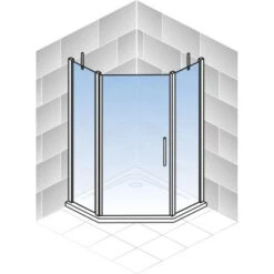 Schulte Fünfeckdusche Mit Drehtür Alexa Style 2.0 Chromoptik BxHxT 90x90x192 Cm 10 Schulte Fünfeckdusche Mit Drehtür Alexa Style 2.0 Chromoptik BxHxT 90x90x192 Cm -Dusche Geschäft 4060991019579 2053 04