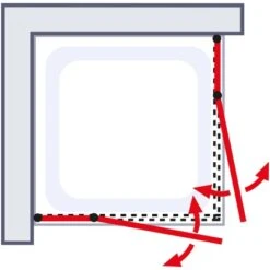 Schulte Eckeinstieg Mit Drehtür Alexa Style 2.0 Chromoptik BxHxT 90x90x192 Cm 9 Schulte Eckeinstieg Mit Drehtür Alexa Style 2.0 Chromoptik BxHxT 90x90x192 Cm -Dusche Geschäft 4060991019890 2053 03
