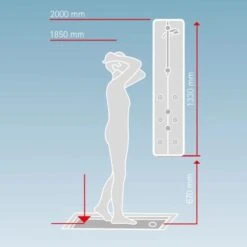 Schulte Dusch Master Rain Mit Thermostat Und Tellerkopfbrause -Dusche Geschäft 4060991035418 2053 6