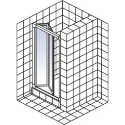 Schulte Falttür Kristall/Trend Alunatur Echtglas Tropfen Hell 8 Schulte Falttür Kristall/Trend Alunatur Echtglas Tropfen Hell -Dusche Geschäft 4060991044908 2053 5