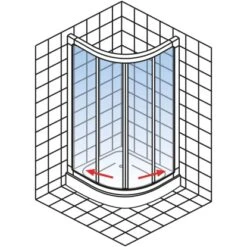 Schulte Runddusche II Kristall/Trend Aluminiumprofilen BxTxH 80 X 80 X 185 Cm 10 Schulte Runddusche II Kristall/Trend Aluminiumprofilen BxTxH 80 X 80 X 185 Cm -Dusche Geschäft 4060991051180 2053 04