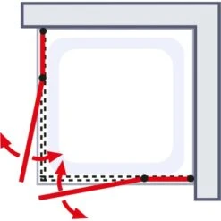 Schulte Eckeinstieg 4-tlg. Alexa Style 2.0 Alu-Natur Depoli Light 90x90x192 Cm 11 Schulte Eckeinstieg 4-tlg. Alexa Style 2.0 Alu-Natur Depoli Light 90x90x192 Cm -Dusche Geschäft 4060991051203 2053 6
