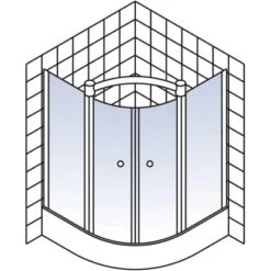 Schulte ExpressPlus Runddusche Garant Mit Duschwanne Alu Natur 200x90x90cm 17 Schulte ExpressPlus Runddusche Garant Mit Duschwanne Alu Natur 200x90x90cm -Dusche Geschäft 4060991055966 2053 5