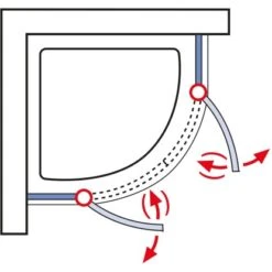 Schulte ExpressPlus Runddusche Garant Mit Duschwanne Chromoptik 200x90x90 18 Schulte ExpressPlus Runddusche Garant Mit Duschwanne Chromoptik 200x90x90 -Dusche Geschäft 4060991055973 2053 6