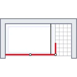 Schulte Alexa Style 2.0 Duschwand Walk In Loft 2-tlg BlackStyle 120 X 30 X 200cm -Dusche Geschäft 4060991056741 2053 6