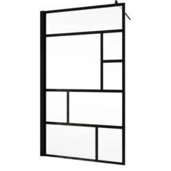 Schulte Alexa Style 2.0 Duschwand Walk In BlackStyle Atelier 1 Dekor 90 X 200cm -Dusche Geschäft 4060991056772 2053 2