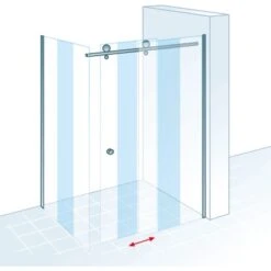 Schulte ExpressPlus Set Duschkabinen Mit Duschwanne MasterClass Links 200x120cm -Dusche Geschäft 4060991056932 2053 5